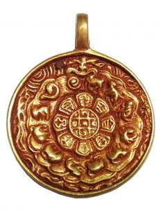 Sridpa-Khorlo gilt gold