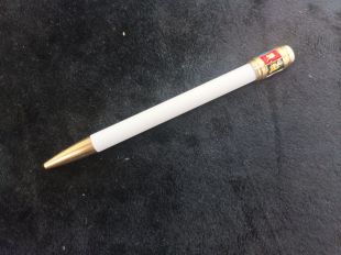Foreshadowing of the Tibetan Sutra (the head of the pen is a small prayer wheel)